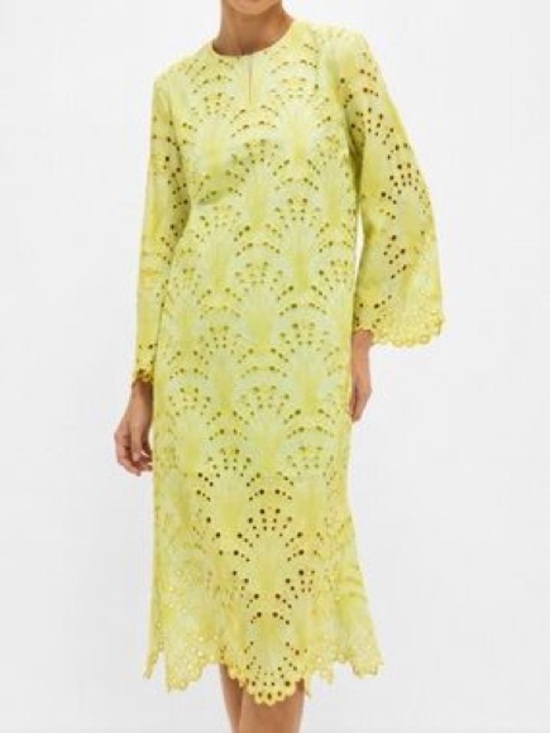 Tuckernuck Dresses & Skirts - Tuckernuck Mint and Mimosa Eyelet Jamie Dress Sz XL